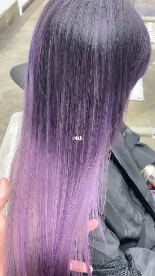 薰衣草紫色发色设计|紫色系发色|梦幻发色减龄发色「温柔显白「不挑人