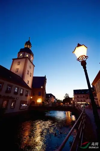 德国小镇的黄昏