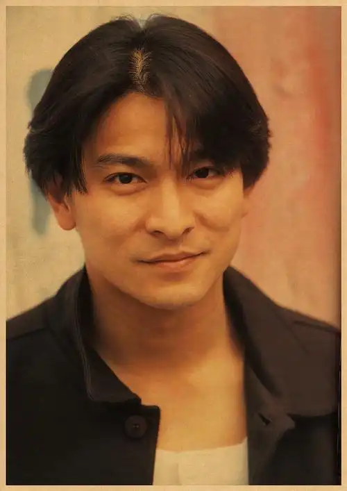 8090年代港台明星复古怀旧海报复古文艺牛皮纸装饰画酒吧壁画画芯