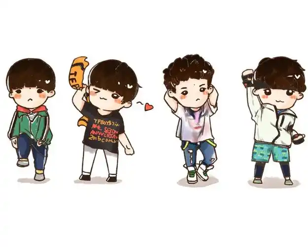tfboys易烊千玺饭绘漫画合辑