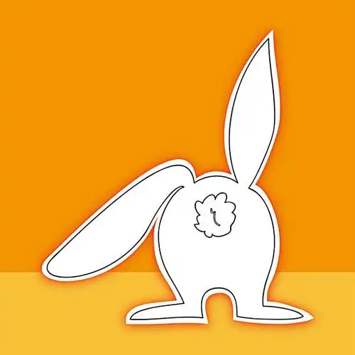 兔子,复活节,背影