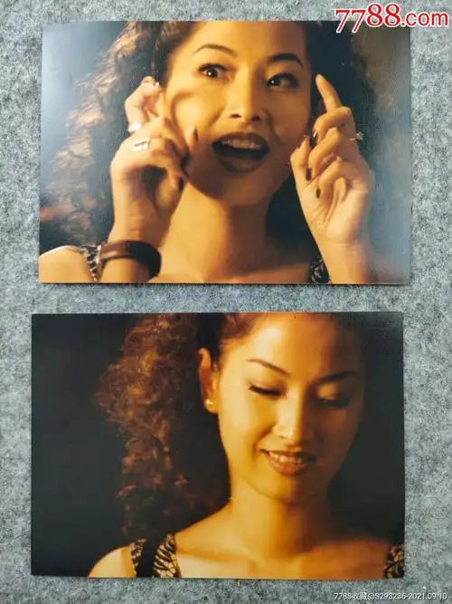 老照片2张,著名演员刘茜,jy308