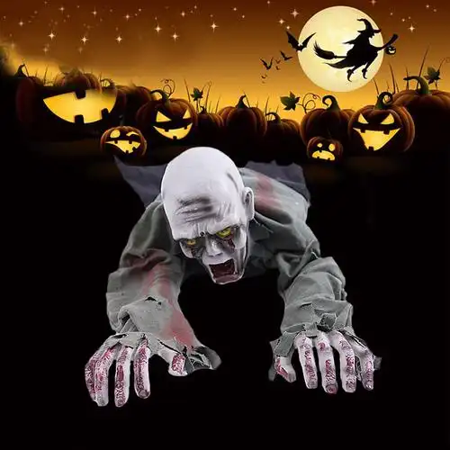 万圣节吓人爬鬼酒吧派对ktv鬼屋装饰道具场景其它