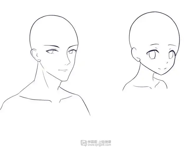 头像绘制练习漫画角色头部的训练