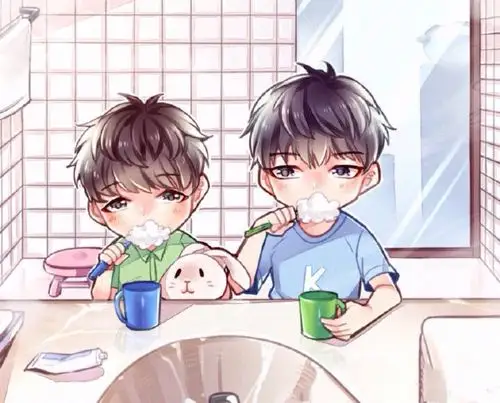 王俊凯# #王源# 开始连载王凯凯和王源源的故事,图片来自微博:_王