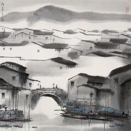 [原创] 诗情画意看交通(1)杨明义笔下的小桥流水 - 路人@行者 - 路人