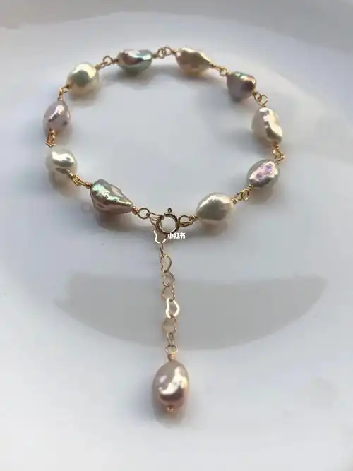 幻彩碎银子珍珠手链