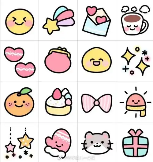 简笔画#简单可爱的简笔画小图,带孩子一起画吧