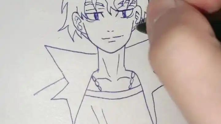 老师教你画动漫人物帅哥-教育视频-搜狐视频