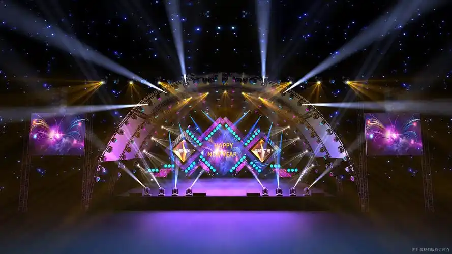 舞台效果图 舞美设计 3d效果图