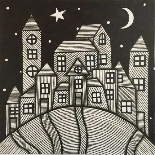 黑白装饰画简单易画黑白装饰画简单易画花