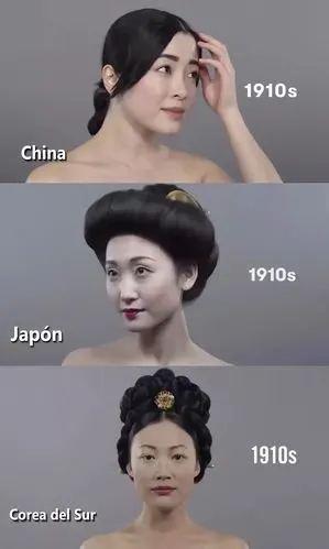 100年,中日韩三国女性发型大pk!