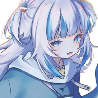 高清清新的可爱蓝色系动漫女头图片,女生头像图片