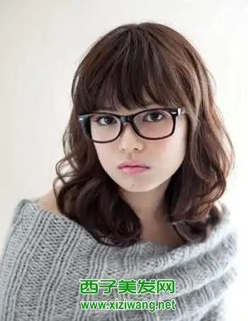 个性中长发蛋卷头发型_卷发发型_西子美发网