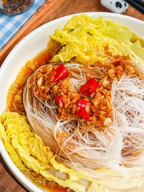 蒜蓉粉丝娃娃菜02简单好做超级入味