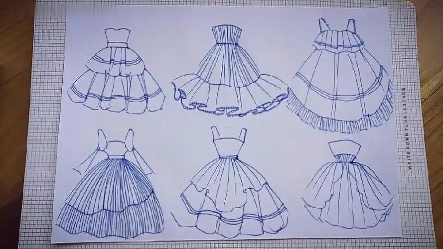 6种洛丽塔裙子的绘画过程能学多少看天意