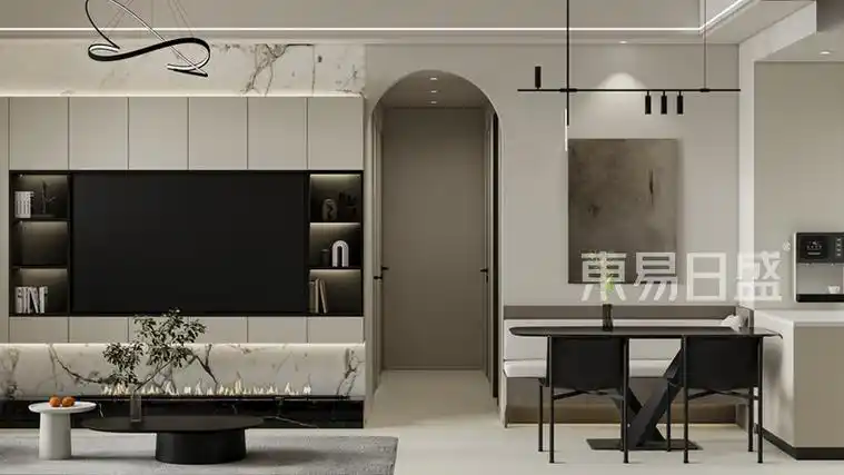 深铁懿府100㎡现代风格装修效果图