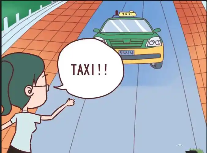 搞笑漫画,美女叫出租车,到达地方后,竟还叫司机倒回去一点!67