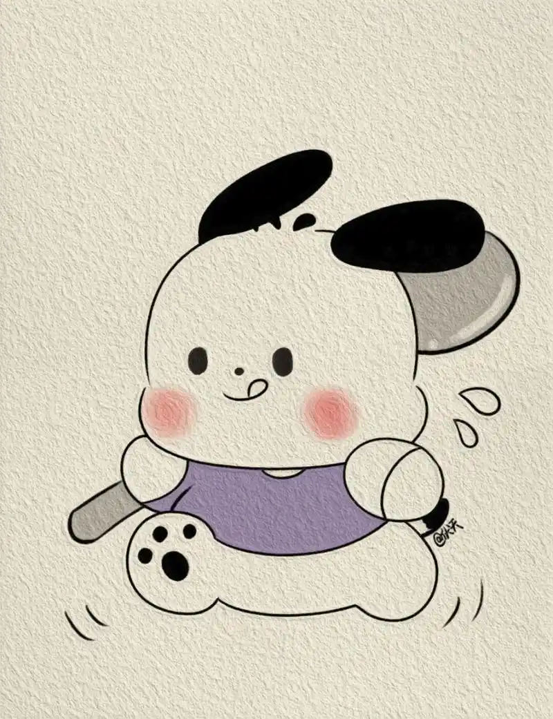 小动物头像# #可爱简笔画# #画个简笔画# #布丁狗# #寻找小红书绘画