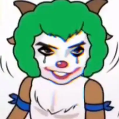 抖音沸羊羊哥谭噩梦小丑表情包高清版