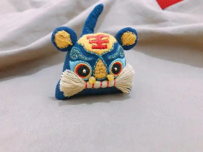 手工布艺老虎大老虎小老虎