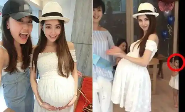 昆凌挺6月巨大孕肚开派对周杰伦女儿正面照疑曝光