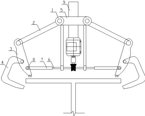 不便,危险系数高,效率低下的问题,包括连接板,连接板的顶部设置有挂钩