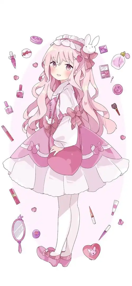 二次元人物插画壁纸