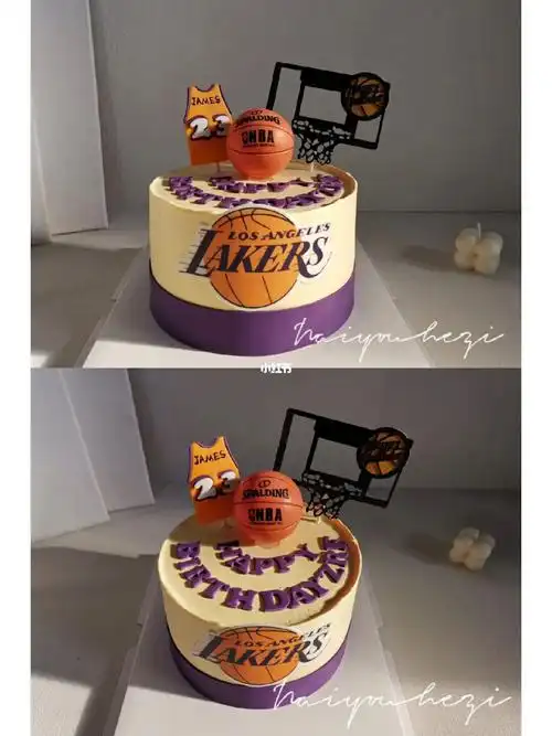 詹姆斯篮球主题蛋糕