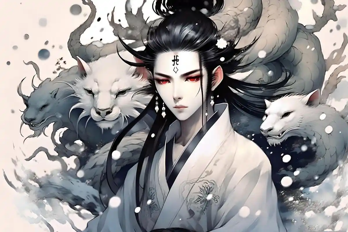 古风##古风动漫帅哥##水墨画##古风插画##图片##动漫头像和壁纸