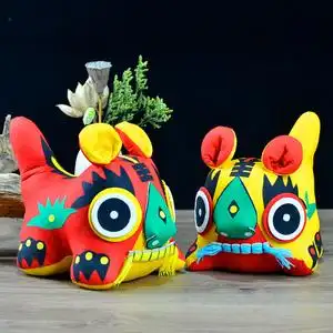 布老虎玩偶公仔摆件平安虎传统手工老虎玩具民间工艺品儿童小礼品