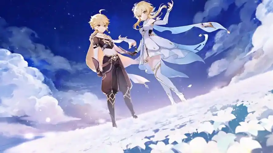 原神玩家强制翻改《原神空荧角色pv》很有感觉_哔哩哔哩_bilibili