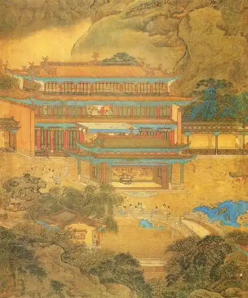 传世古建筑名画栩栩如生