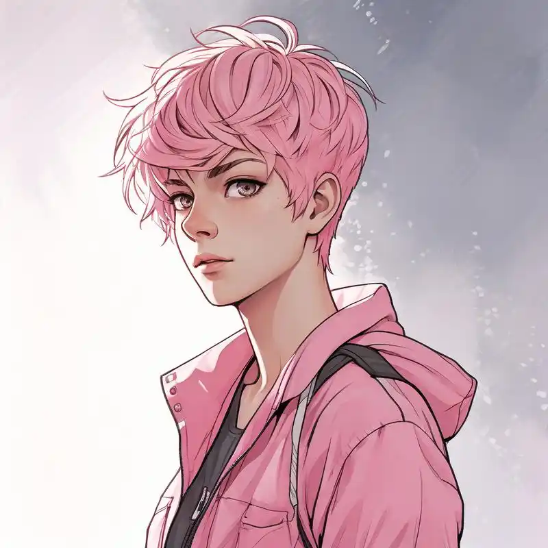 94粉色系男生头像大放送95 亲们,这次给大家带来一组超级炫酷的