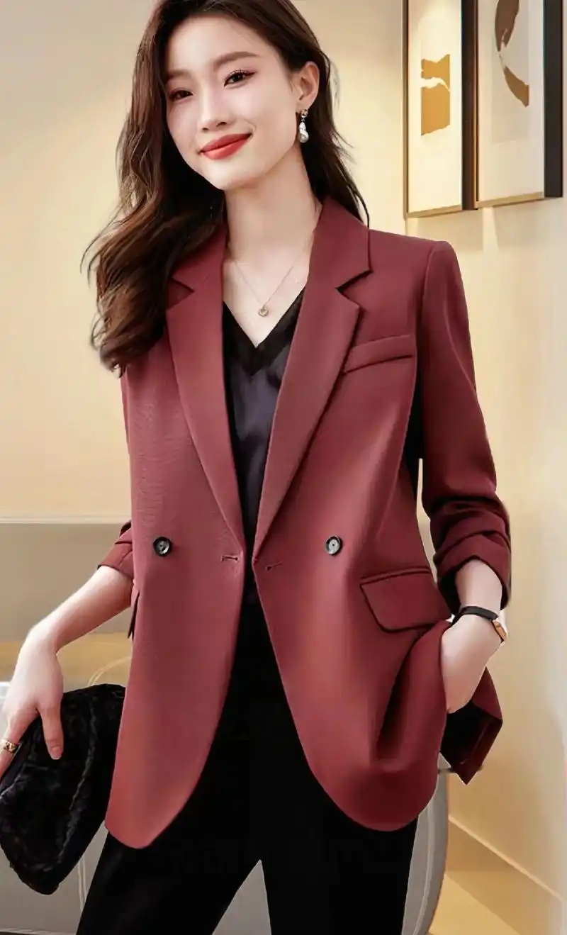 2024新款气质女士西服!今年流行的款式,简直美到不行!韩版 - 抖音