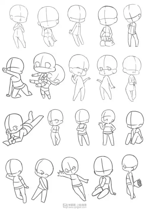 日系厚涂之q版头像的概括与比例