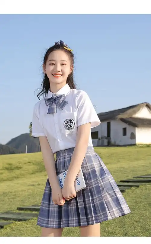 小学生校服夏季女童jk裙正版10小学生12岁女孩夏装女大童夏季学院风