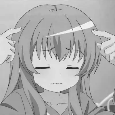 黑白可爱女生动漫人物头像图片_女生动漫头像_头像屋