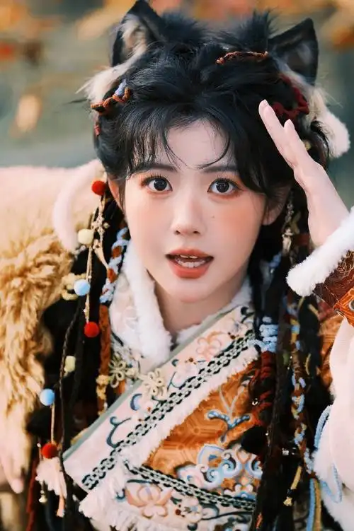 西域小公主 又奶又狼的 赖美云这套古装写真我要看一万遍 好英气的小