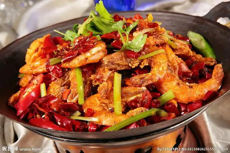 干锅香辣虾好图片