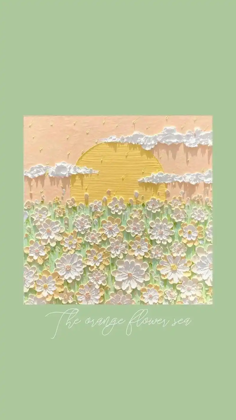 油画壁纸#可爱壁纸分享 - 抖音