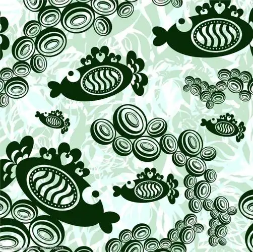 卡通鱼群矢量素材图片-图行天下图库