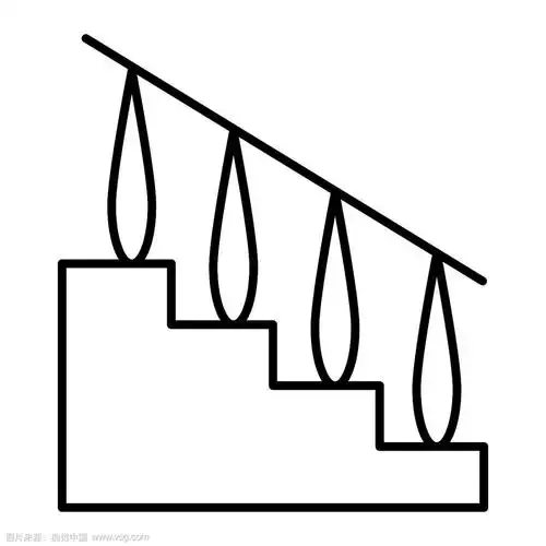 楼梯细线图标楼梯