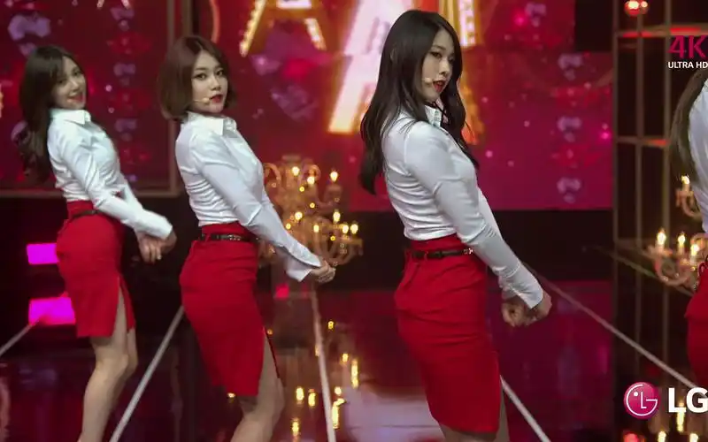 性感韩国女团aoaminiskirt4k60fps珍藏级画质