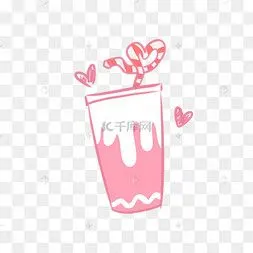 鬼节鬼贪吃魂白色手绘可爱清新奶酪简笔画可爱卡通奶茶杯子虎年早