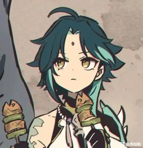 原神魈的头像搞笑 - 唯美情侣头像!