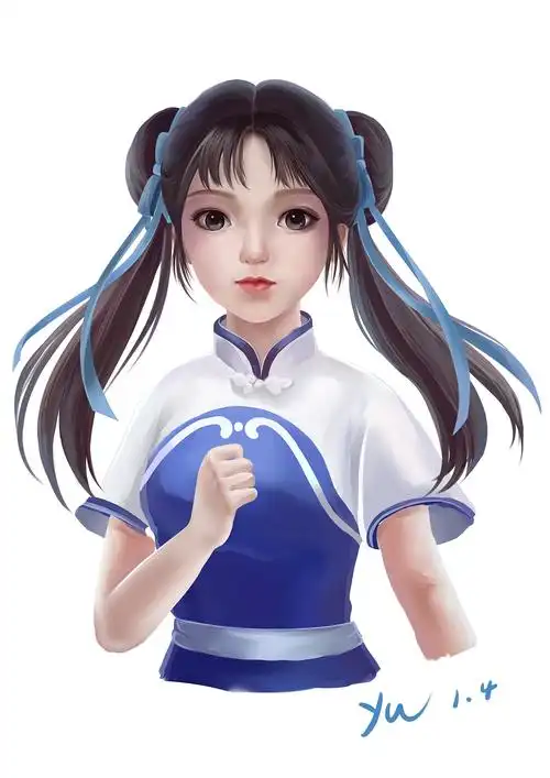 手绘插画—赵灵儿|插画|创作习作|蓝葵酱 - 原创作品 - 站酷 (zcool)