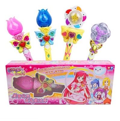 巴啦啦小魔仙小蓝旋舞美琪花舞声光魔法棒女孩装备道具舞会玩具