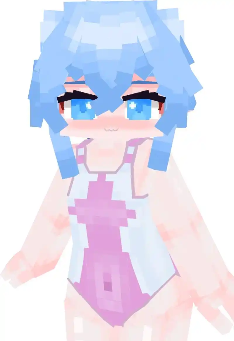 我的世界泳装女皮肤 - 抖音