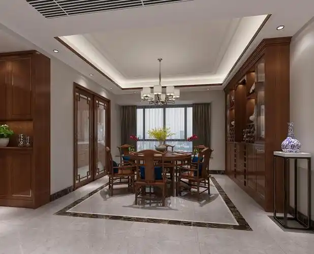 中式风格餐厅装修设计效果图